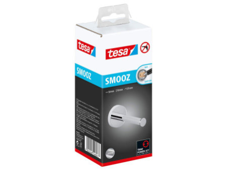 tesa Support pour rouleau WC de rechange SMOOZ, chromé
