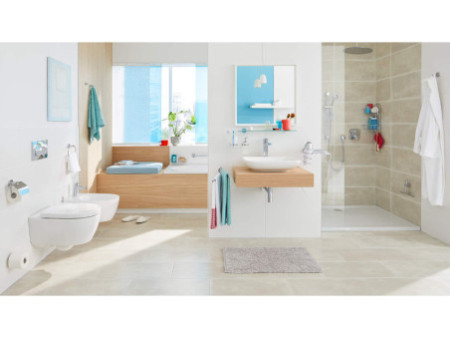tesa Support pour rouleau WC de rechange SMOOZ, chromé