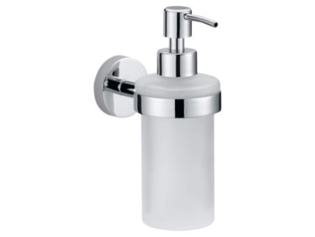 tesa Distributeur de savon SMOOZ, 200 ml, verre satiné