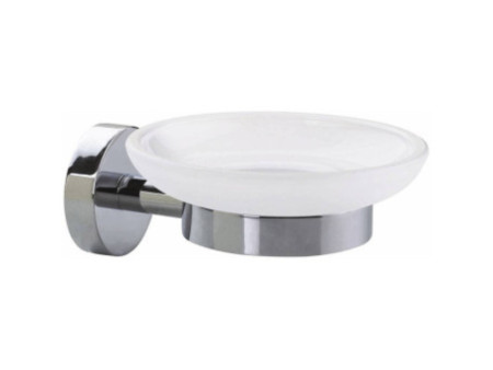 tesa Porte-savon SMOOZ, avec colle, verre satiné