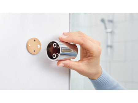 tesa Raclette pour douche SPAA, avec support de fixation