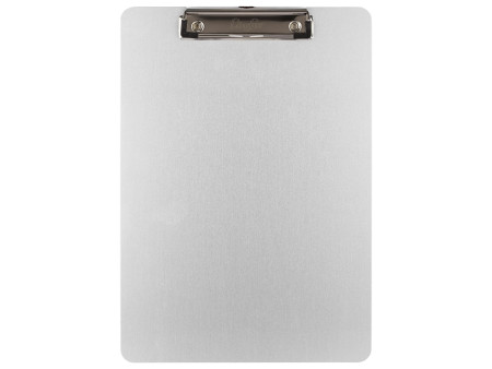 Läufer Porte-bloc à pince, en aluminium, A4, pince plate