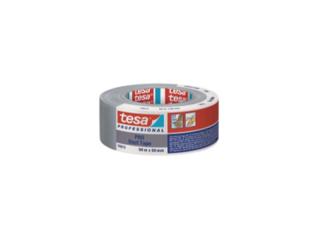 tesa Ruban toilé Duct Tape PRO, 50 mm x 50 m, argent