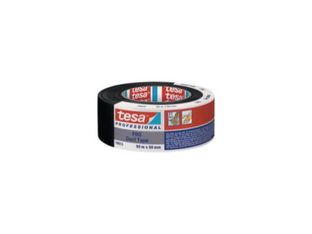 tesa Ruban toilé Duct Tape PRO, 50 mm x 50 m, noir