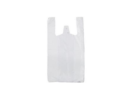 dm-folien Sac en plastique, en bloc, en HDPE, blanc
