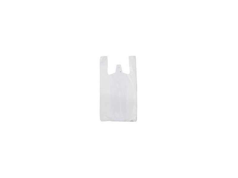 dm-folien Sac en plastique, en bloc, en HDPE, blanc
