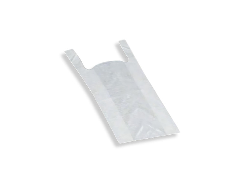 dm-folien Sac en plastique, en bloc, en HDPE, blanc