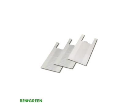dm-folien Sac en plastique, en bloc, en HDPE, blanc
