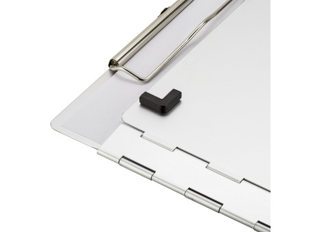 Läufer Porte-bloc pour documents, aluminium, ouverture