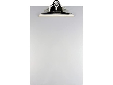 Läufer Porte-bloc à pince, en aluminium, A4, pince papillon