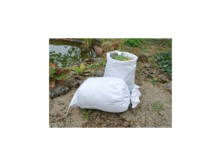 dm Sac de ramassage en PP, (L)500 x (H)800 mm, blanc