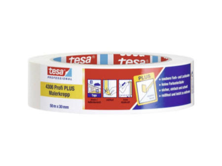 tesa Adhésif masquage papier pour peinture 4306,30 mm x 50 m