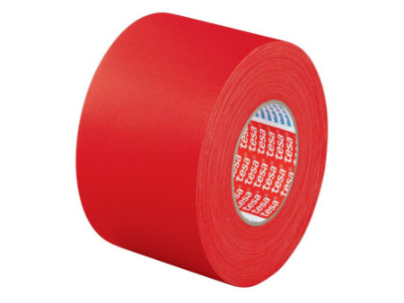 tesa Ruban toilé 4651 Premium, 50 mm x 50 m, rouge