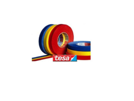 tesa Ruban toilé 4651 Premium, 19 mm x 50 m, bleu