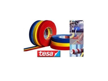 tesa Ruban toilé 4651 Premium, 19 mm x 50 m, rouge