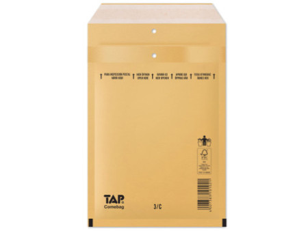 TAP Pochettes d'expédition à bulles d'air COMEBAG, type C13