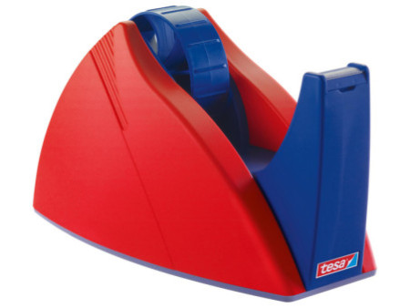 tesa Dévidoir de bureau Easy Cut Professional, rouge / bleu