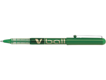 PILOT Stylo roller V Ball VB 7, pointe métal, vert