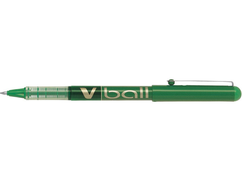 PILOT Stylo roller V Ball VB 7, pointe métal, vert