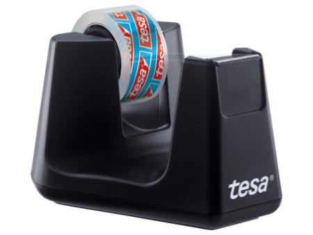 tesa Dévidoir de bureau Smart ecoLogo, équipé, noir