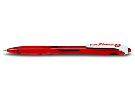 PILOT Stylo à bille REXGRIP Begreen, rétractable, F, rouge