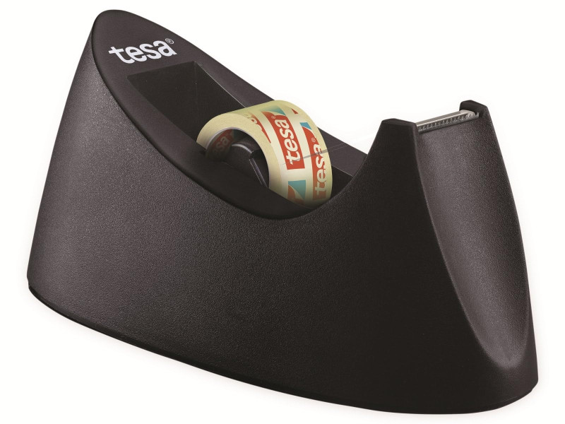 tesa Dévidoir de table Easy Cut Curve, équipé, transparent