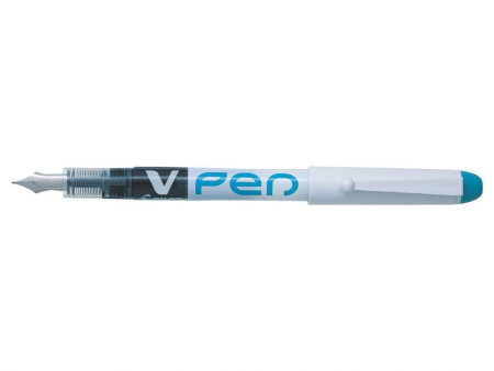 PILOT Stylo plume V-Pen effaçable, bleu canard