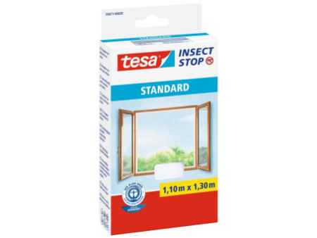 tesa Moustiquaire STANDARD fenêtre, 1,10 m x 1,30 m