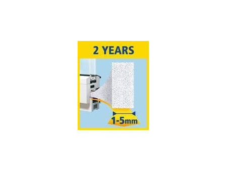 tesa Moll UNIVERSAL Calfeutrage mousse, 9 mm x 10 m, blanc