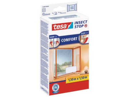 tesa Moustiquaire COMFORT pour fenêtre, 1,30 m x 1,50 m