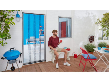 tesa Lamelles pour porte STANDARD, 0,95 m x 2,20 m, blanc