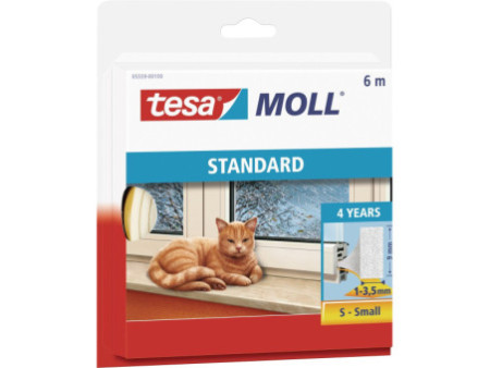 tesa Moll STANDARD Calfeutrage mousse, autoadhésif,9 mm x 6m