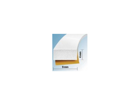 tesa Moll STANDARD Calfeutrage mousse, autoadhésif,9 mm x 6m