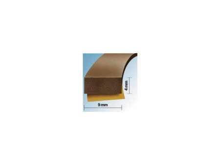tesa Moll STANDARD Calfeutrage mousse, autoadhésif,9 mm x 6m