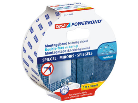 tesa Adhésif double face de montage Powerbond pour miroir
