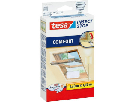 tesa Moustiquaire COMFORT pour fenêtre de toit, 1,20 x 1,40m