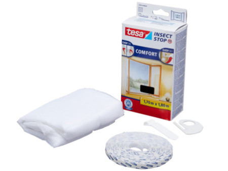 tesa Moustiquaire COMFORT pour fenêtre, 1,70 m x 1,80 m