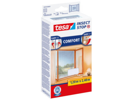 tesa Moustiquaire COMFORT pour les fenêtres, blanc