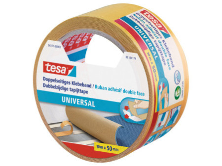 tesa Ruban adhésif universel à double face, 50 mm x 10 m