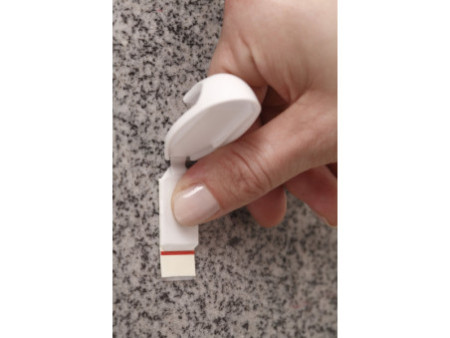 tesa Powerstrips Crochet adhésif SMALL, ovale, blanc