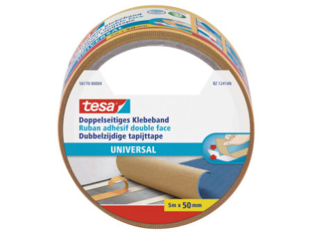tesa Ruban adhésif universel à double face 50 mm x 5 m