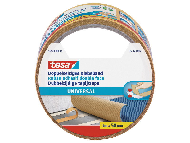 tesa Ruban adhésif universel à double face 50 mm x 5 m