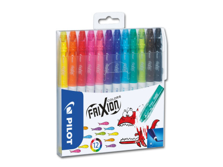 PILOT Feutre effaçable FRIXION COLORS, étui de 12