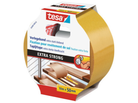 tesa Adhésif extra fort pour revêtement de sol, 50 mm x 10 m