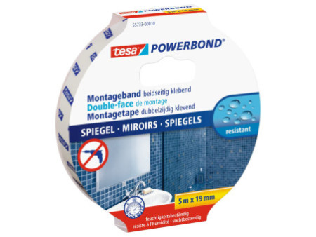 tesa Adhésif double face de montage Powerbond pour miroir