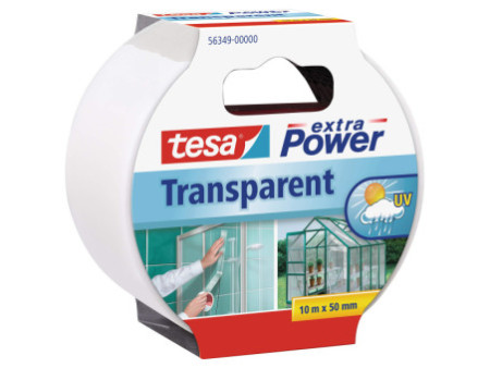 tesa Ruban toilé extra Power, 48 mm x 10 m, transparent
