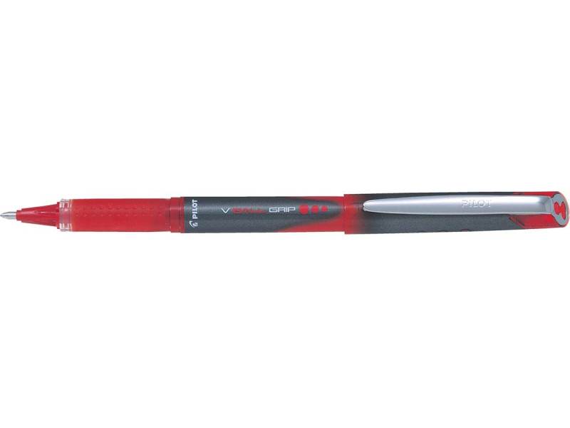 PILOT Stylo roller V-BALL GRIP 10, rouge