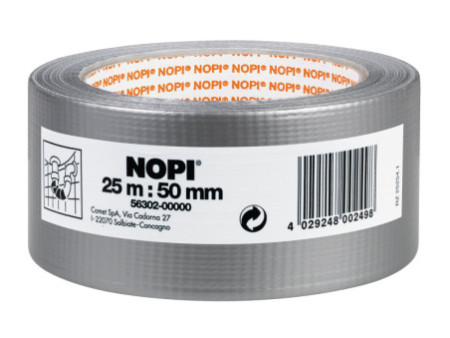 NOPI ruban de réparation , 50 mm x 25 m, argent
