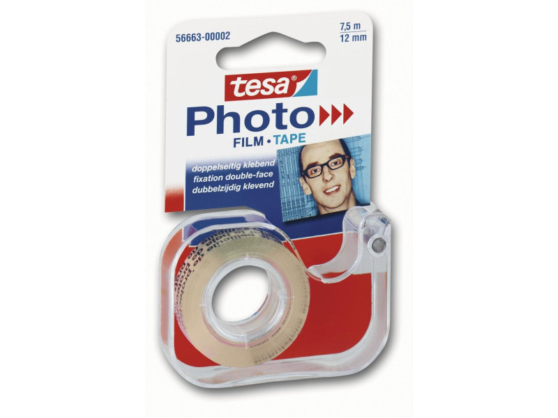 tesa Photo Dévidoir de colle pour photo, film 12 mm x 7,5 m