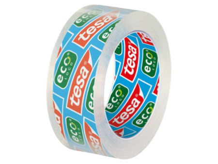 tesa Film Ruban adhésif Eco & Clear pack éco, 15 mm x 10 m